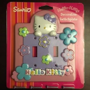 Hello Kitty Sanrio Light Switch Plate NEW